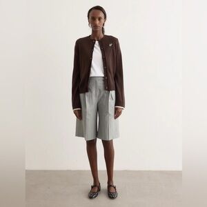 Baum und Pferdgarden Nico Shorts - Grey Wallstreet Pinstripe (34E/4US)